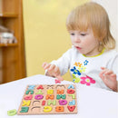 Kit Brinquedo Pedagógico Letras Letras e Números - Brinquedo Autismo