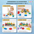 Quebra-cabeça Educativo Formas Geométricas | Aprendizado Infantil – Brinquedo Autismo