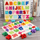 Kit Brinquedo Pedagógico Letras Letras e Números - Brinquedo Autismo
