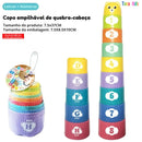 Kit Educativo de Empilhar – Brinquedo de Coordenação Motora | Brinquedo Autismo