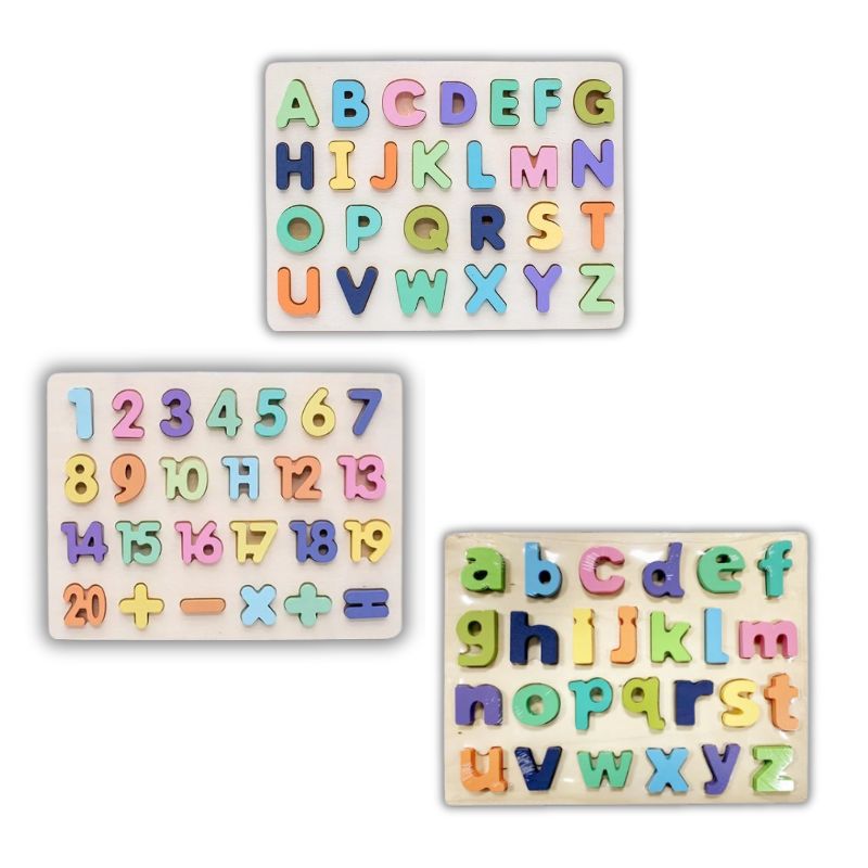Kit Brinquedo Pedagógico Letras Letras e Números - Brinquedo Autismo