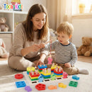 Quebra-cabeça Educativo Formas Geométricas | Aprendizado Infantil – Brinquedo Autismo