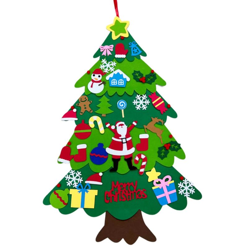 Árvore de Natal Montessori Infantil – Decoração Educativa | Brinquedo Autismo