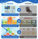 Maleta Sensorial Educativa Montessori – Atividades Básicas | Brinquedo Autismo