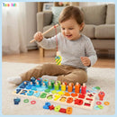 Kit Montessori Madeira: Pescaria, Números e Formas | Brinquedo Autismo