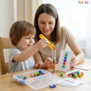Kit Brinquedo Montessori – Concentração, Lógica e Treino Motor | Brinquedo Autismo