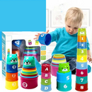 Kit Educativo de Empilhar – Brinquedo de Coordenação Motora | Brinquedo Autismo