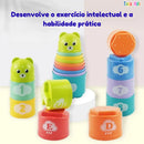 Kit Educativo de Empilhar – Brinquedo de Coordenação Motora | Brinquedo Autismo