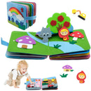 Livro de Pano Educativo Sensorial | Brinquedo Infantil – Brinquedo Autismo