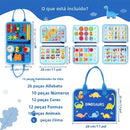 Maleta Sensorial Educativa Montessori – Atividades Básicas | Brinquedo Autismo