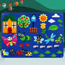 Mural Interativo Montessori – Brinquedo Educativo de Atividades | Brinquedo Autismo