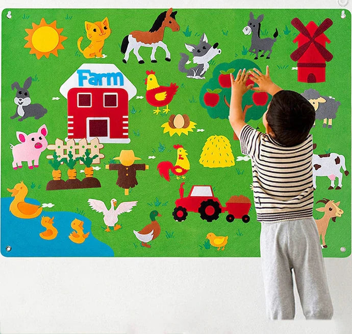 Mural Interativo Montessori – Brinquedo Educativo de Atividades | Brinquedo Autismo
