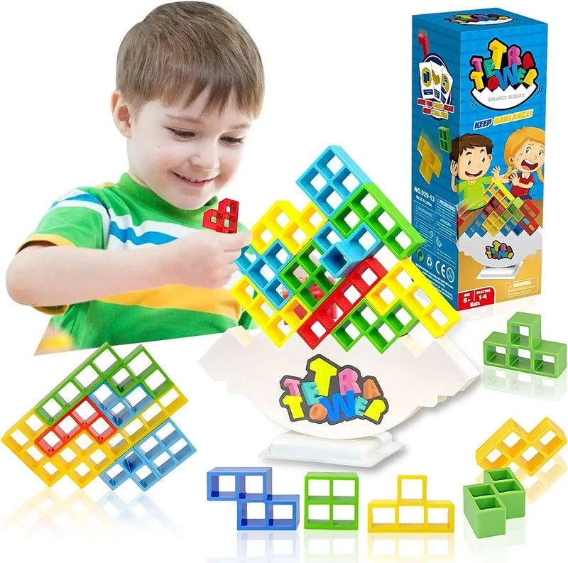 Tetra Tower – Jogo de Equilíbrio Interativo | Família & Crianças – Brinquedo Autismo
