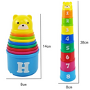 Kit Educativo de Empilhar – Brinquedo de Coordenação Motora | Brinquedo Autismo